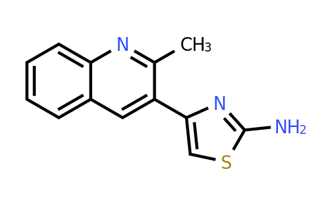 CAS 1522045-77-7 | 4-(2-Methylquinolin-3-yl)thiazol-2-amine