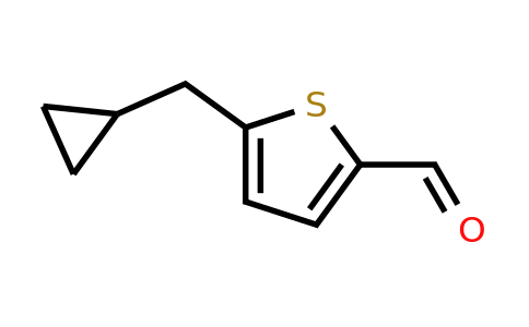 5-(Cyclopropylmethyl)thiophene-2-carbaldehyde