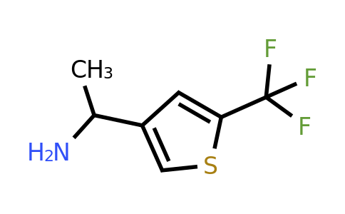 CAS 1522268-74-1 | 1-[5-(Trifluoromethyl)thiophen-3-yl]ethan-1-amine