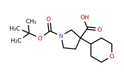 CAS 1522279-23-7 | 1-[(tert-butoxy)carbonyl]-3-(oxan-4-yl)pyrrolidine-3-carboxylic acid