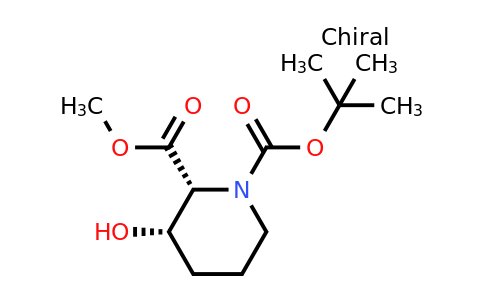 CAS 152230-79-0 | O1-tert-butyl O2-methyl (2R,3S)-3-hydroxypiperidine-1,2-dicarboxylate