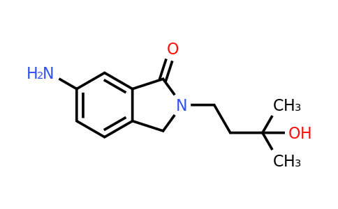 CAS 1522471-57-3 | 6-amino-2-(3-hydroxy-3-methylbutyl)-2,3-dihydro-1H-isoindol-1-one