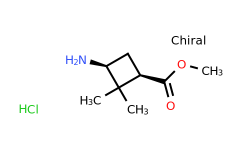 CAS 1523530-60-0 | methyl (1R,3S)-3-amino-2,2-dimethylcyclobutane-1-
carboxylate hydrochloride
