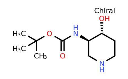 CAS 1523541-91-4 | tert-butyl N-[(3R,4R)-4-hydroxypiperidin-3-yl]carbamate