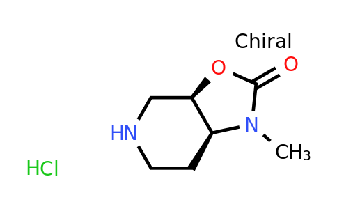 CAS 1523541-92-5 | (3aR,7aS)-1-methyl-octahydro-[1,3]oxazolo[5,4-c]pyridin-2-one hydrochloride
