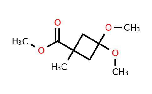 CAS 1523570-99-1 | methyl 3,3-dimethoxy-1-methylcyclobutane-1-carboxylate
