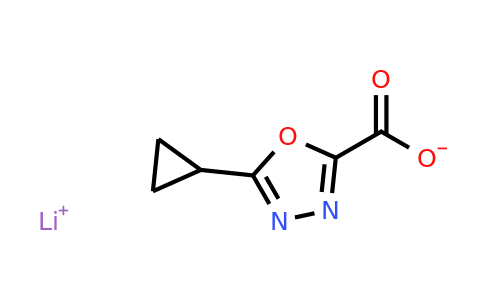 CAS 1523571-22-3 | 5-cyclopropyl-1,3,4-oxadiazole-2-carboxylate lithium salt