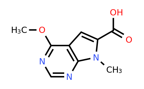 CAS 1523606-42-9 | 4-methoxy-7-methyl-7H-pyrrolo[2,3-d]pyrimidine-6-carboxylic acid