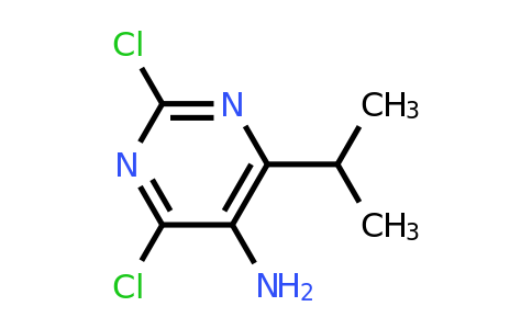 CAS 1523617-86-8 | 2,4-dichloro-6-(propan-2-yl)pyrimidin-5-amine