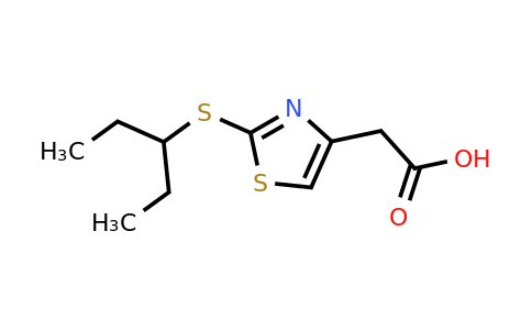 CAS 1524770-32-8 | 2-(2-(Pentan-3-ylthio)thiazol-4-yl)acetic acid