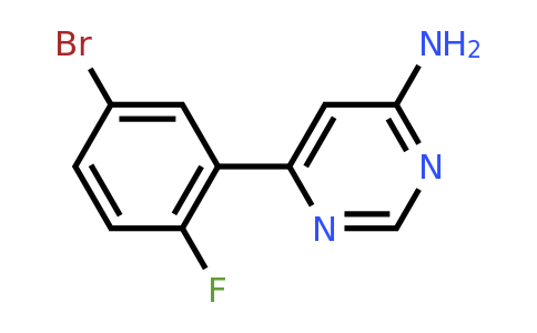 CAS 1524970-99-7 | 6-(5-Bromo-2-fluorophenyl)pyrimidin-4-amine