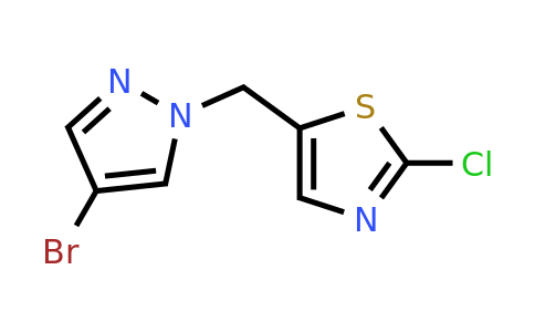 CAS 1525598-55-3 | 5-[(4-bromo-1H-pyrazol-1-yl)methyl]-2-chloro-1,3-thiazole