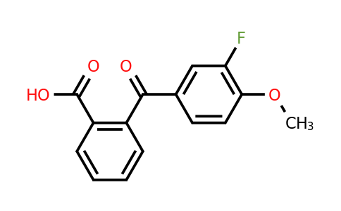 CAS 152567-81-2 | 2-(3-fluoro-4-methoxybenzoyl)benzoic acid