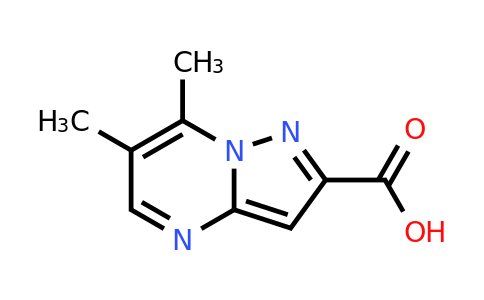CAS 1526077-51-9 | 6,7-dimethylpyrazolo[1,5-a]pyrimidine-2-carboxylic acid
