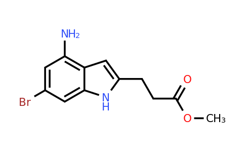 CAS 1527007-68-6 | methyl 3-(4-amino-6-bromo-1H-indol-2-yl)propanoate