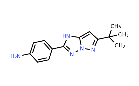 CAS 152828-25-6 | 2-(4-Aminophenyl)-6-tert-butyl-1H-pyrazolo(1,5-B)(1,2,4)triazole