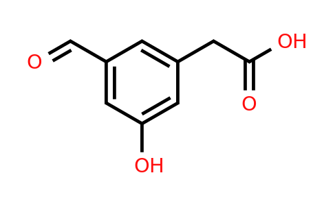 CAS 152880-89-2 | (3-Formyl-5-hydroxyphenyl)acetic acid