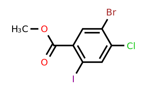CAS 1528948-34-6 | methyl 5-bromo-4-chloro-2-iodobenzoate