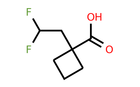 CAS 1529329-33-6 | 1-(2,2-difluoroethyl)cyclobutane-1-carboxylic acid