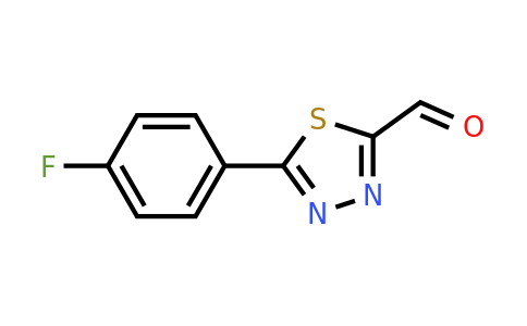 CAS 152940-52-8 | 5-(4-Fluorophenyl)-1,3,4-thiadiazole-2-carbaldehyde