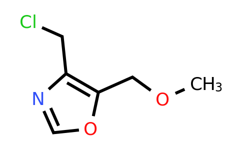 CAS 1529522-98-2 | 4-(chloromethyl)-5-(methoxymethyl)-1,3-oxazole