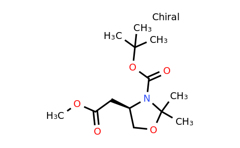 CAS 153053-18-0 | tert-butyl (4R)-4-(2-methoxy-2-oxo-ethyl)-2,2-dimethyl-oxazolidine-3-carboxylate