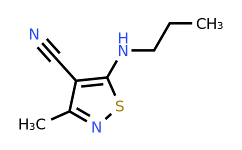 CAS 1531092-09-7 | 3-Methyl-5-(propylamino)-1,2-thiazole-4-carbonitrile