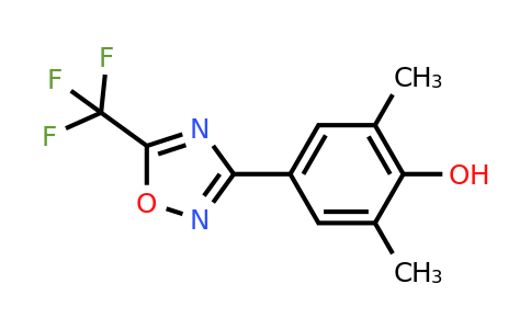 CAS 153168-59-3 | 2,6-dimethyl-4-[5-(trifluoromethyl)-1,2,4-oxadiazol-3-yl]phenol