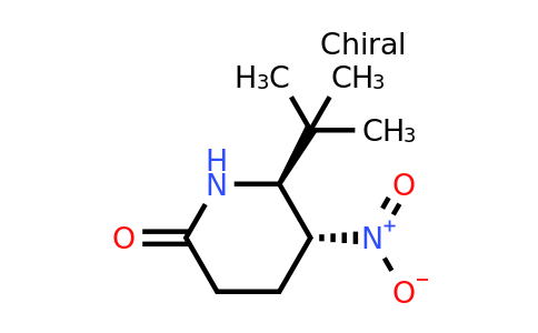 CAS 153186-66-4 | rac-(5R,6S)-6-tert-butyl-5-nitropiperidin-2-one