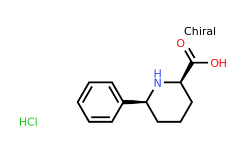 CAS 153242-52-5 | (2R,6S)-6-Phenyl-piperidine-2-carboxylic acid hydrochloride