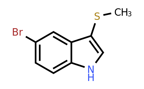 CAS 153261-50-8 | 5-Bromo-3-(methylthio)-1H-indole
