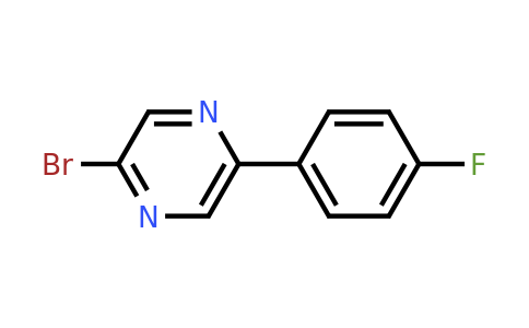CAS 153295-35-3 | 2-Bromo-5-(4-fluorophenyl)pyrazine