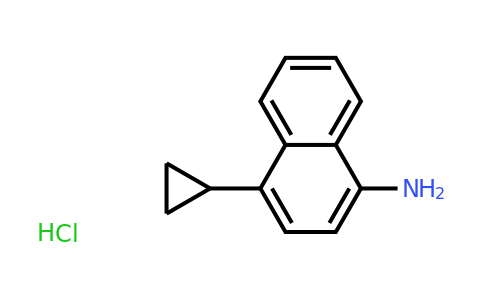 CAS 1533519-92-4 | 4-Cyclopropylnaphthalen-1-amine hydrochloride