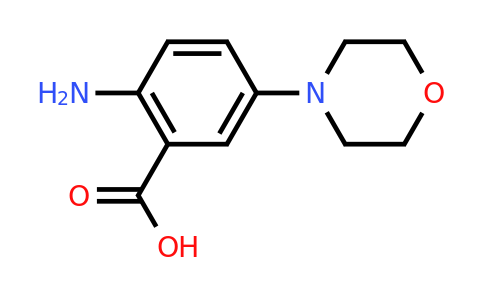 CAS 153437-52-6 | 2-amino-5-(morpholin-4-yl)benzoic acid