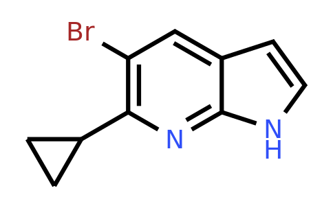 CAS 1534378-00-1 | 5-bromo-6-cyclopropyl-1H-pyrrolo[2,3-b]pyridine