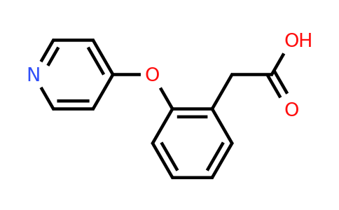 CAS 1534533-86-2 | 2-(2-(Pyridin-4-yloxy)phenyl)acetic acid