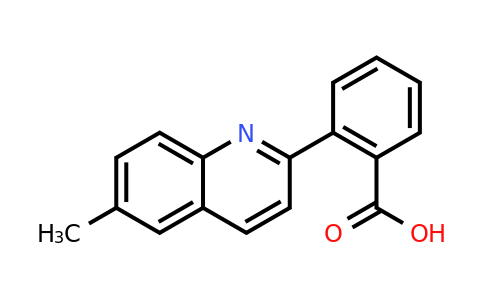 CAS 153465-52-2 | 2-(6-Methylquinolin-2-yl)benzoic acid