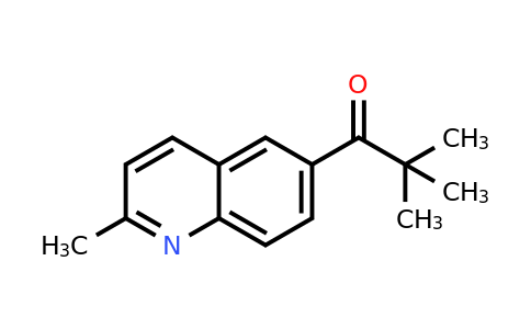 CAS 1534944-10-9 | 2,2-Dimethyl-1-(2-methylquinolin-6-yl)propan-1-one