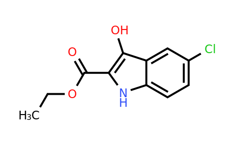 CAS 153501-18-9 | 5-Chloro-3-hydroxy-1H-indole-2-carboxylic acid ethyl ester