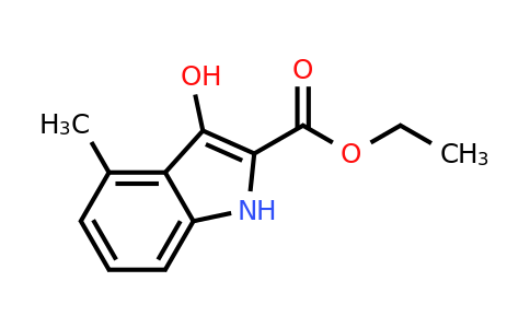 CAS 153501-38-3 | Ethyl 3-hydroxy-4-methyl-1H-indole-2-carboxylate