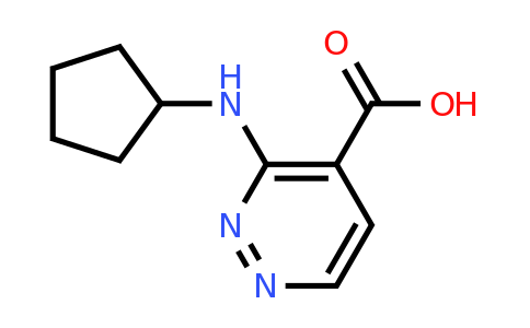 CAS 1535418-59-7 | 3-(Cyclopentylamino)pyridazine-4-carboxylic acid