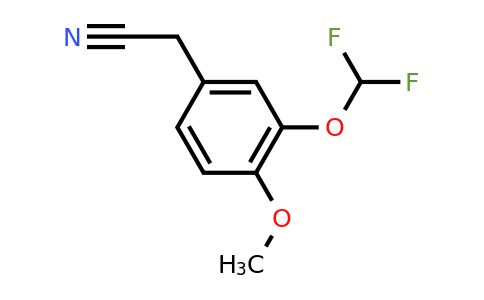 CAS 153587-50-9 | 2-[3-(Difluoromethoxy)-4-methoxyphenyl]acetonitrile