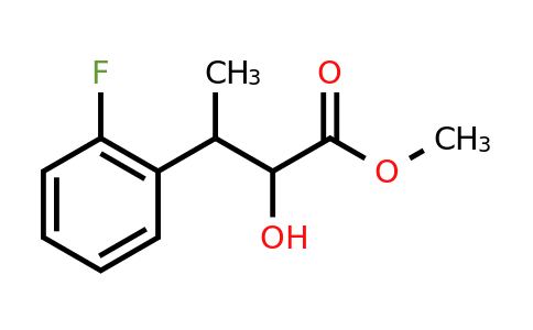 CAS 1536007-51-8 | Methyl 3-(2-fluorophenyl)-2-hydroxybutanoate