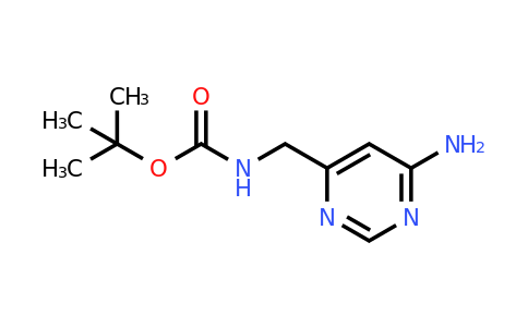 CAS 1536044-72-0 | tert-butyl N-[(6-aminopyrimidin-4-yl)methyl]carbamate