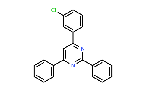 CAS 1536209-87-6 | 4-(3-Chlorophenyl)-2,6-diphenylpyrimidine