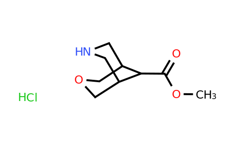 CAS 1536394-89-4 | methyl 3-oxa-7-azabicyclo[3.3.1]nonane-9-carboxylate hydrochloride