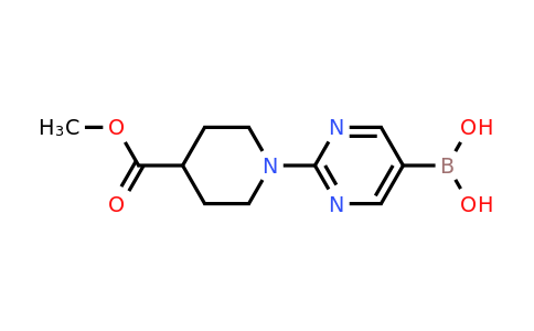 CAS 1536398-19-2 | (2-(4-(Methoxycarbonyl)piperidin-1-yl)pyrimidin-5-yl)boronic acid