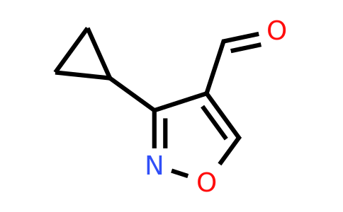 CAS 1536944-73-6 | 3-cyclopropyl-1,2-oxazole-4-carbaldehyde
