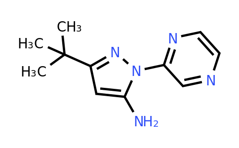 CAS 1537119-04-2 | 3-(tert-Butyl)-1-(pyrazin-2-yl)-1H-pyrazol-5-amine