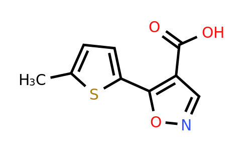 CAS 1537125-82-8 | 5-(5-methylthiophen-2-yl)-1,2-oxazole-4-carboxylic acid